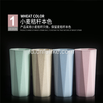 Octagon Shape Colorful Plastik Cup Degradable Cup